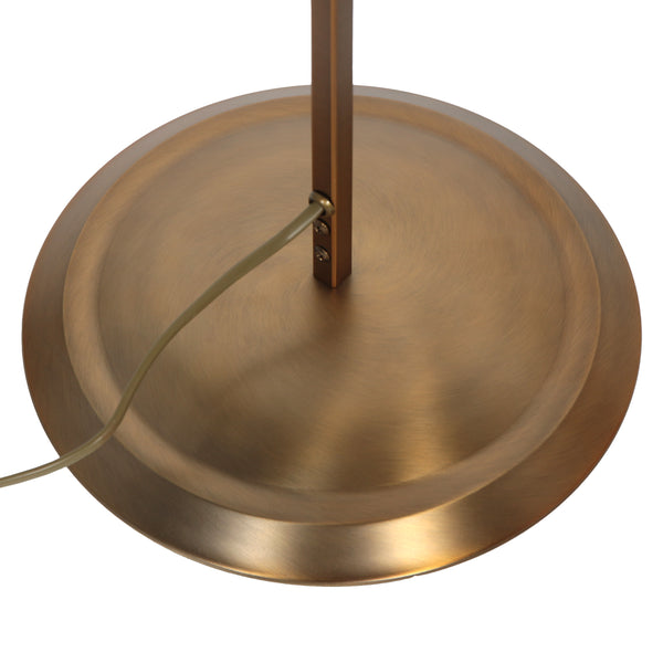 Anthea 4330BR – klassieke vloerlamp met marmerlook en voetschakelaar