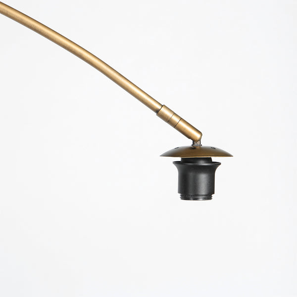 Sparkled Light 4335BR – boogvloerlamp in brons met stoere kap