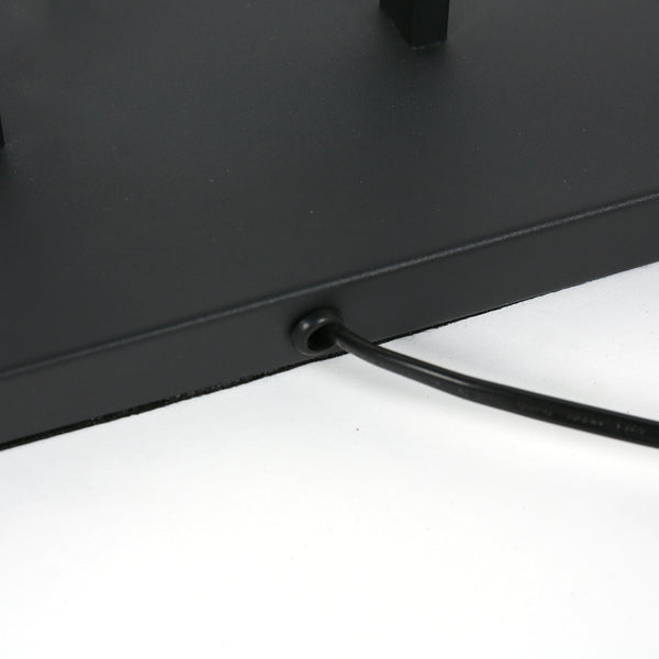 Stang 4338ZW vloerlamp – zwart staal met kurken kap Ø50 cm