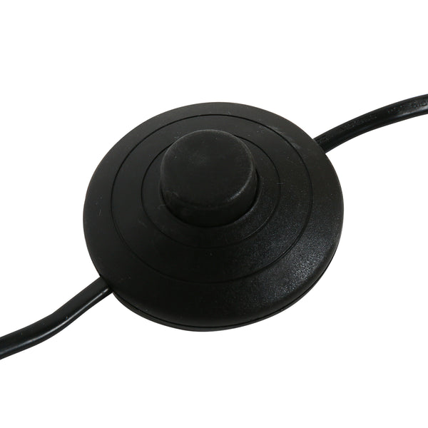 Stang 4338ZW vloerlamp – zwart staal met kurken kap Ø50 cm
