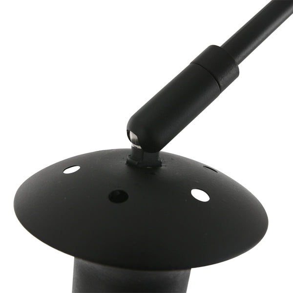Sparkled Light 4343ZW wandlamp – zwart met kurken kap Ø40 cm
