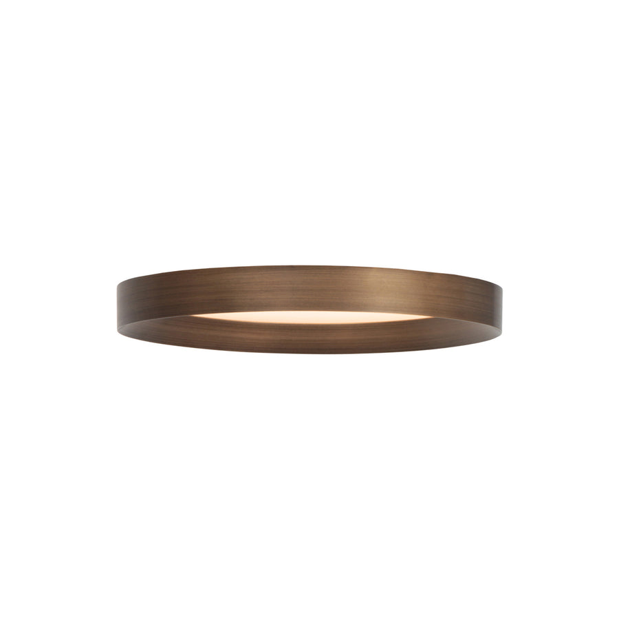 Plafondlamp flady 4367br bronzen led lamp ø30 cm met uplight