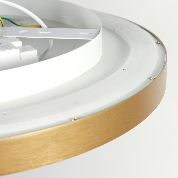 Plafondlamp Flady 4367GO goud Ø30 2000 Lumen