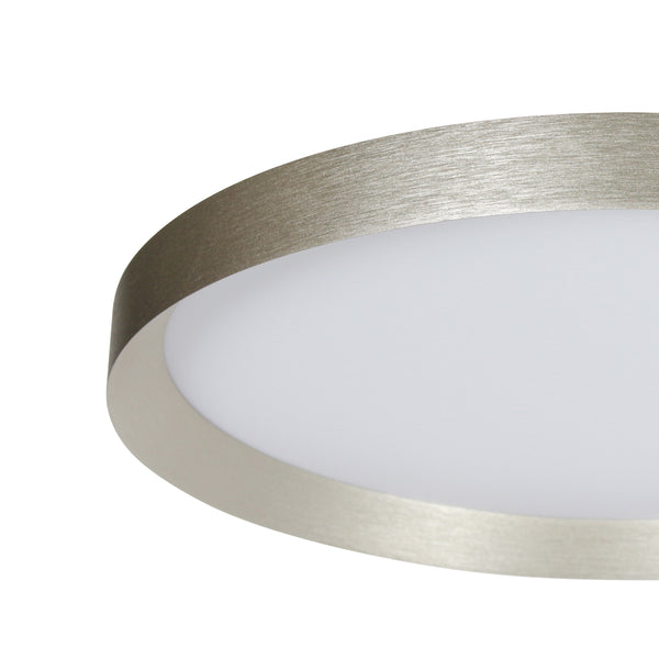 Plafondlamp Flady 4367ST staal Ø30 2000 Lumen