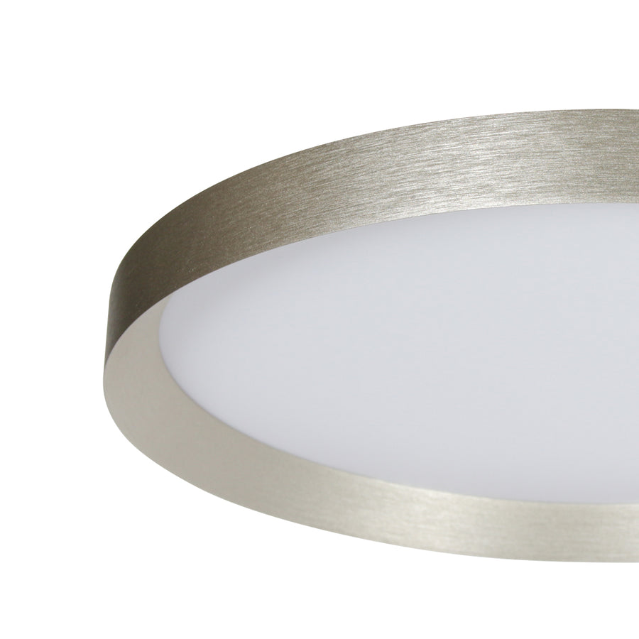 Plafondlamp Flady 4367ST staal Ø30 2000 Lumen