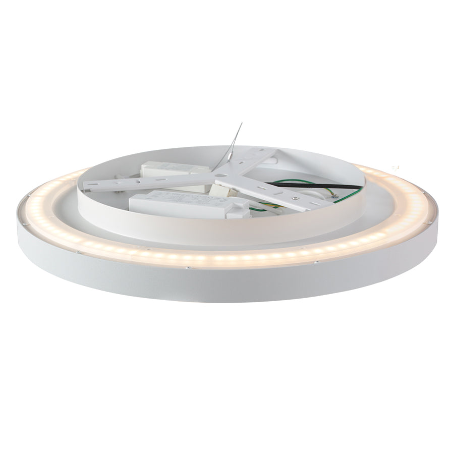 Plafondlamp Flady 4367W wit Ø30 2000 Lumen