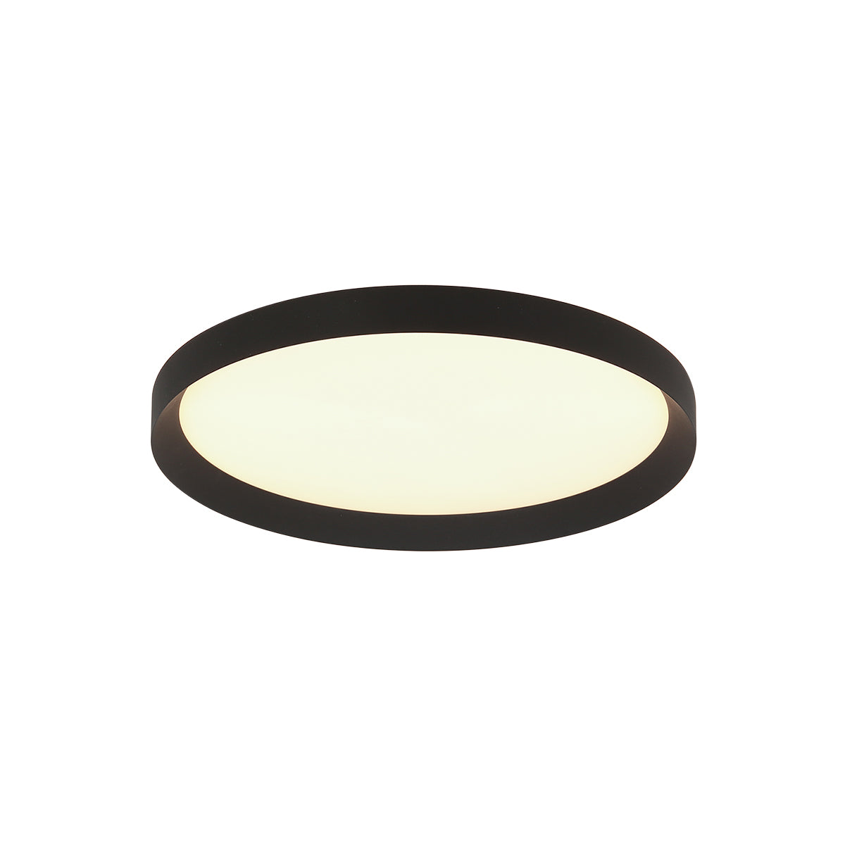 Plafondlamp Flady 4367ZW zwart Ø30 2000 Lumen