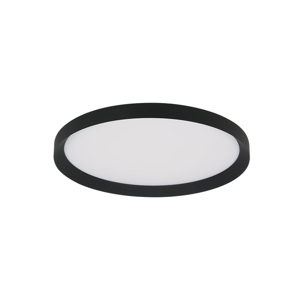 Plafondlamp Flady 4367ZW zwart Ø30 2000 Lumen