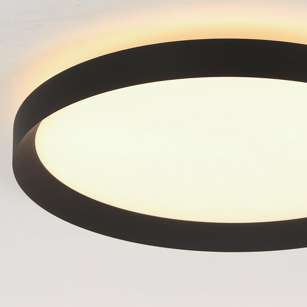 Plafondlamp Flady 4367ZW zwart Ø30 2000 Lumen