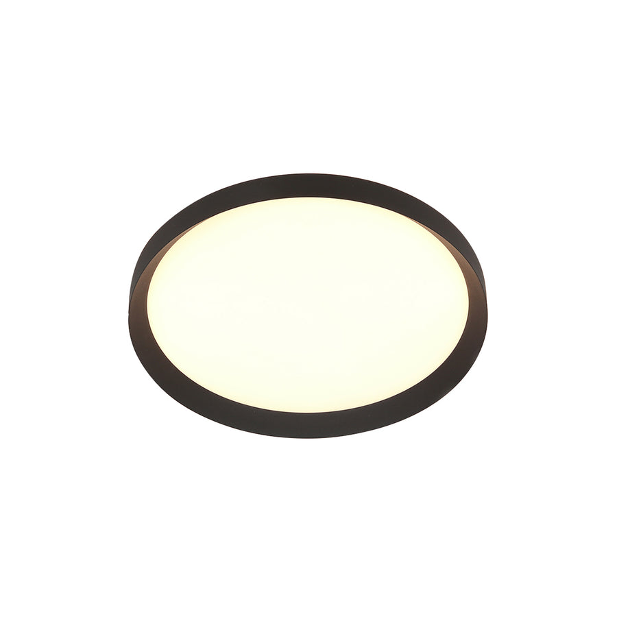 Plafondlamp Flady 4367ZW zwart Ø30 2000 Lumen