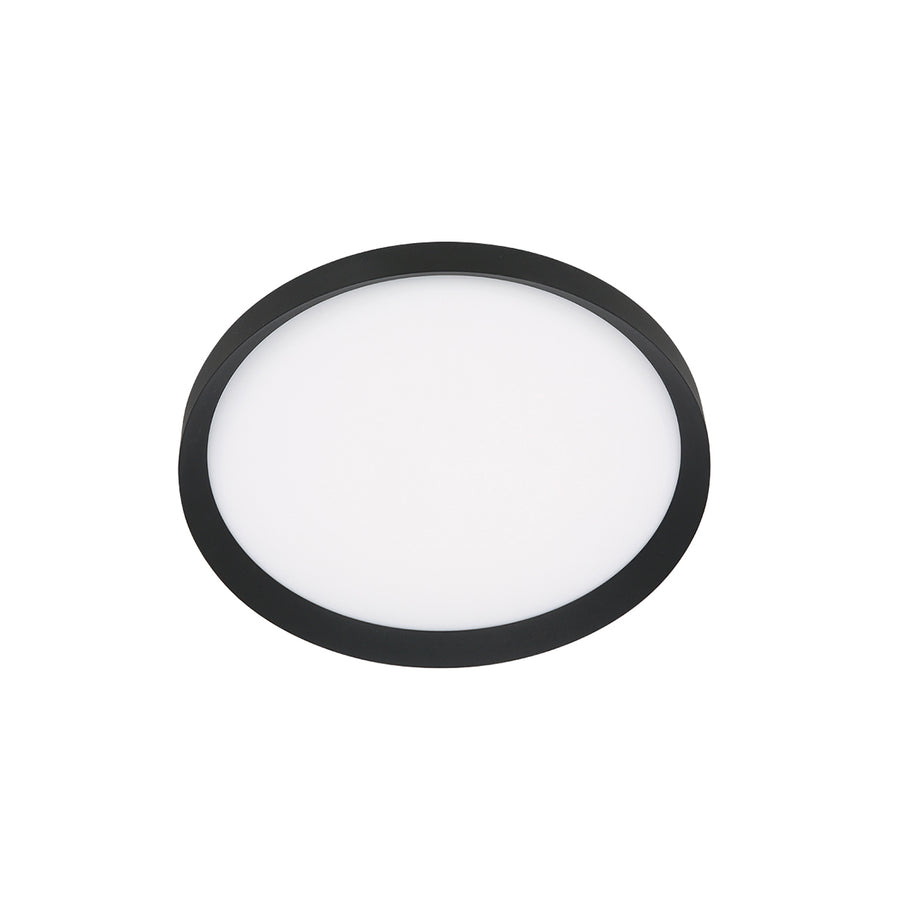 Plafondlamp Flady 4367ZW zwart Ø30 2000 Lumen