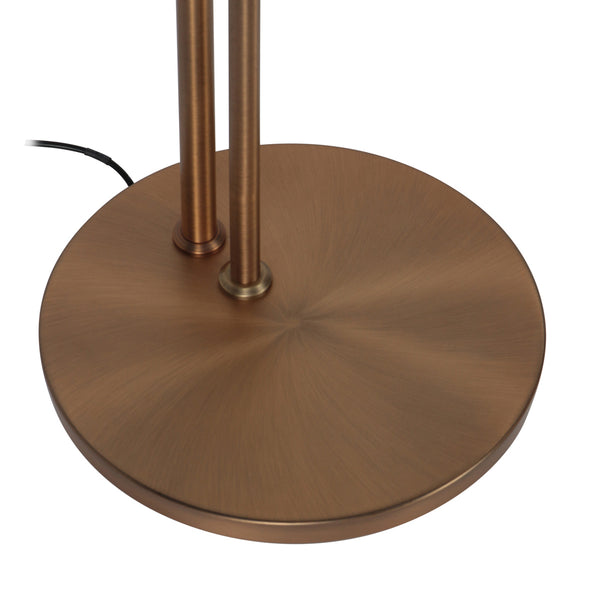 Bronzen vloerlamp soleil 2 4386br lichtkleur instelbaar