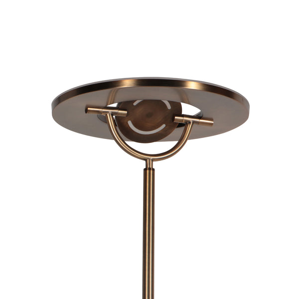 Bronzen vloerlamp soleil 2 4386br lichtkleur instelbaar