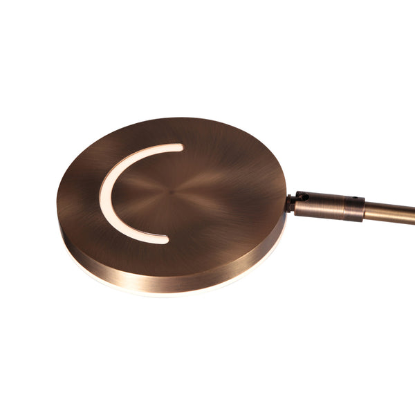 Soleil 2 4387br wandlamp met zwenkarm in brons