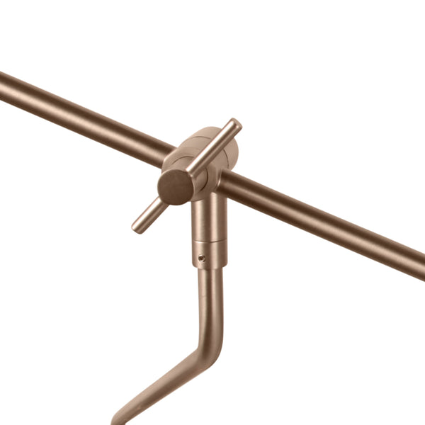 Soleil 2 4387br wandlamp met zwenkarm in brons