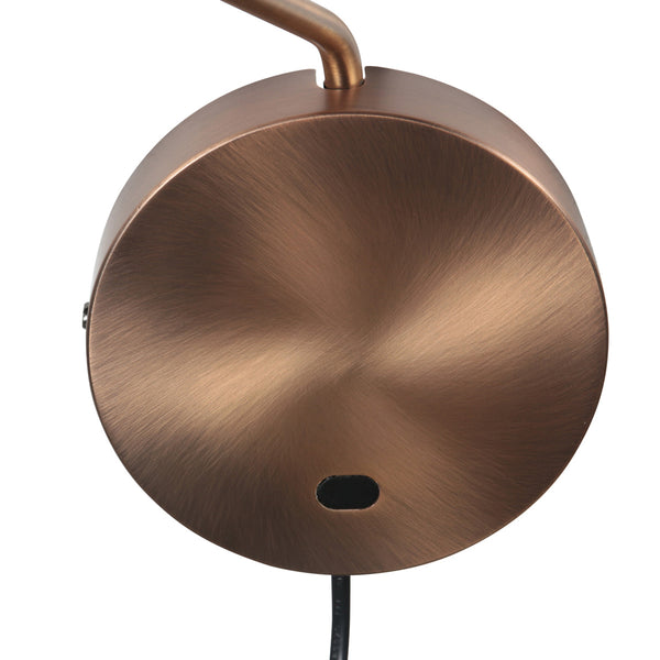 Soleil 2 4387br wandlamp met zwenkarm in brons
