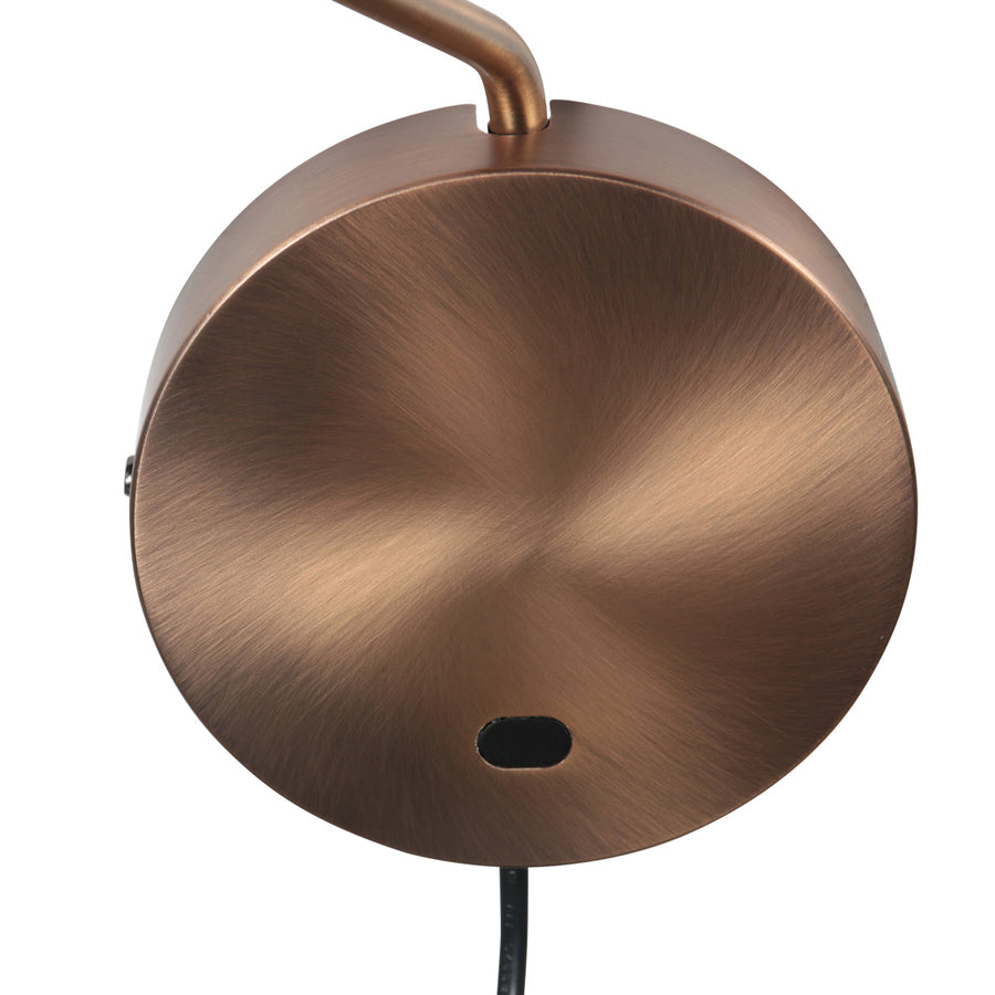 Soleil 2 4387br wandlamp met zwenkarm in brons