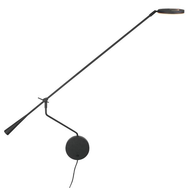 Wandlamp met lange zwenkarm soleil 2 4387zw