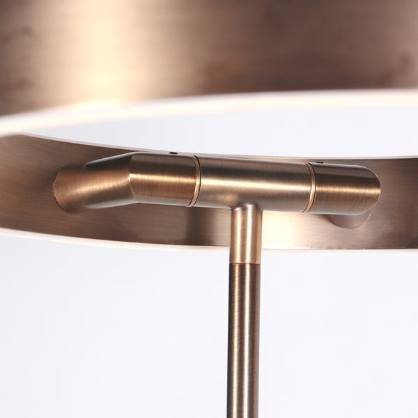 Soleil 2 4388br – bronzen vloerlamp met uplight en leesarm