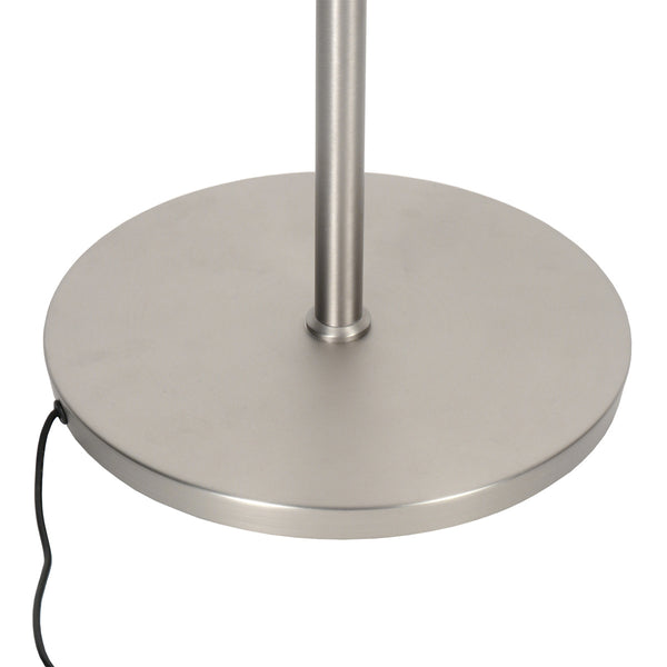 Soleil 2 4388st – stalen vloerlamp met uplight en leesarm