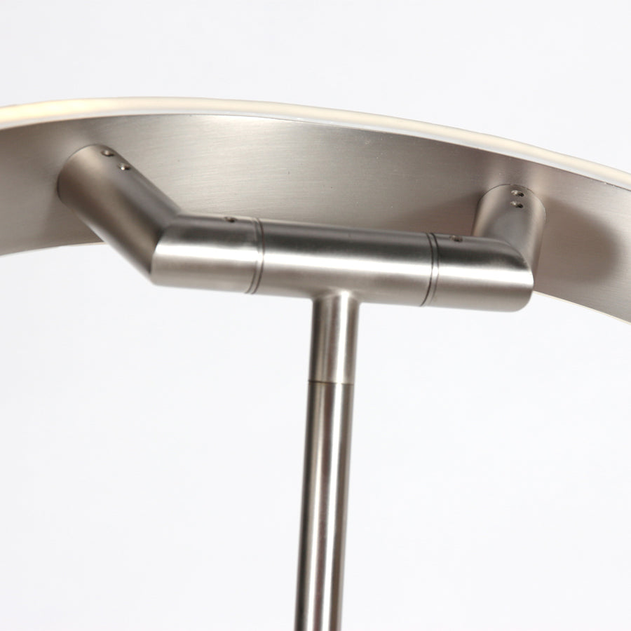 Soleil 2 4388st – stalen vloerlamp met uplight en leesarm
