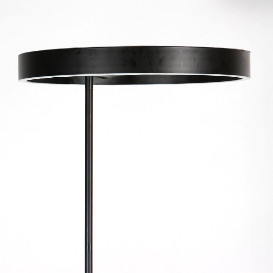 Soleil 2 4388zw – zwarte vloerlamp met flexibele leesarm