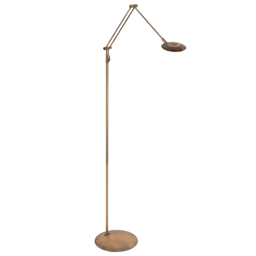 Bronzen vloerlamp zenith 2 4391br kleurinstelbaar en afstandsbediening