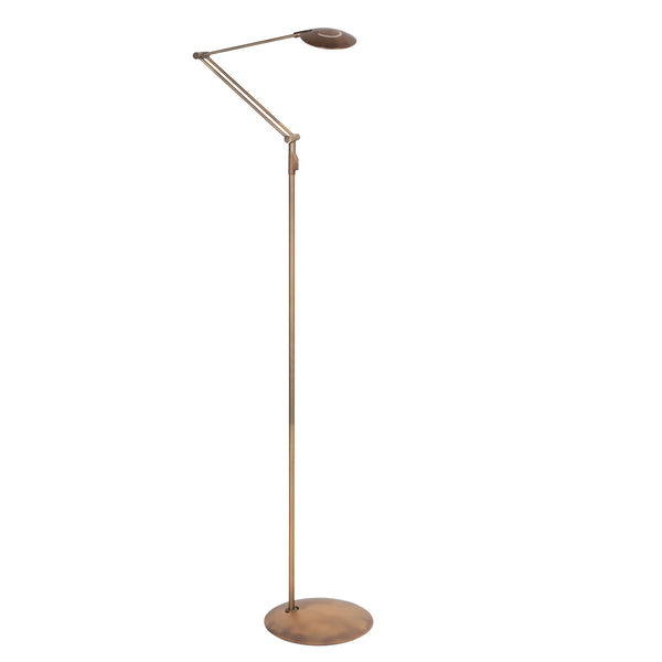 Bronzen vloerlamp zenith 2 4391br kleurinstelbaar en afstandsbediening