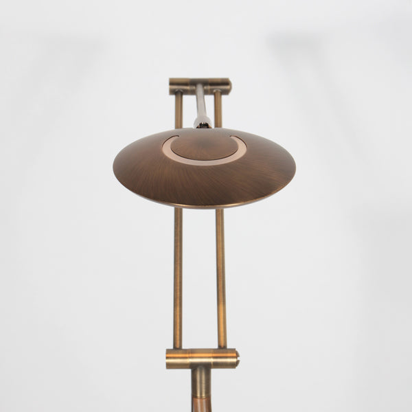 Bronzen vloerlamp zenith 2 4391br kleurinstelbaar en afstandsbediening