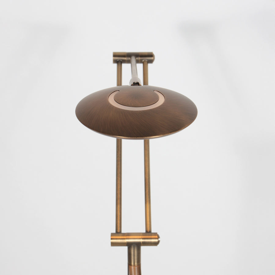 Bronzen vloerlamp zenith 2 4391br kleurinstelbaar en afstandsbediening