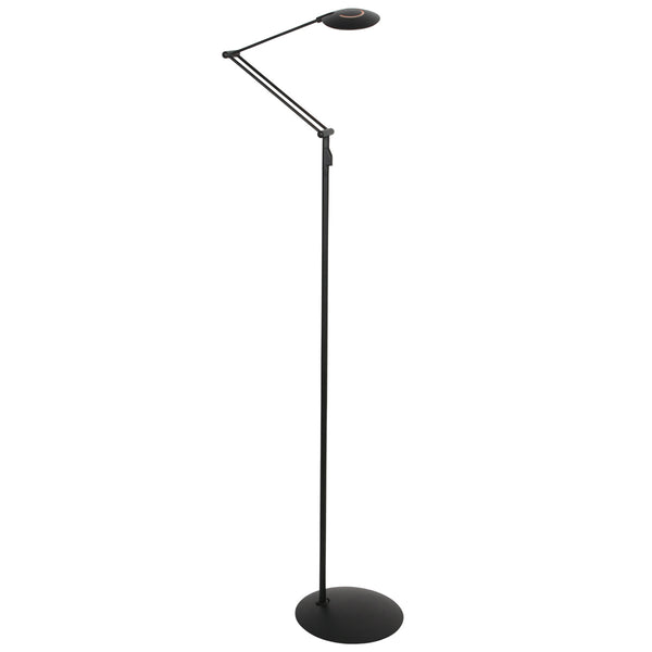 Vloerlamp zenith 2 4391zw zwart dimbaar en instelbaar licht