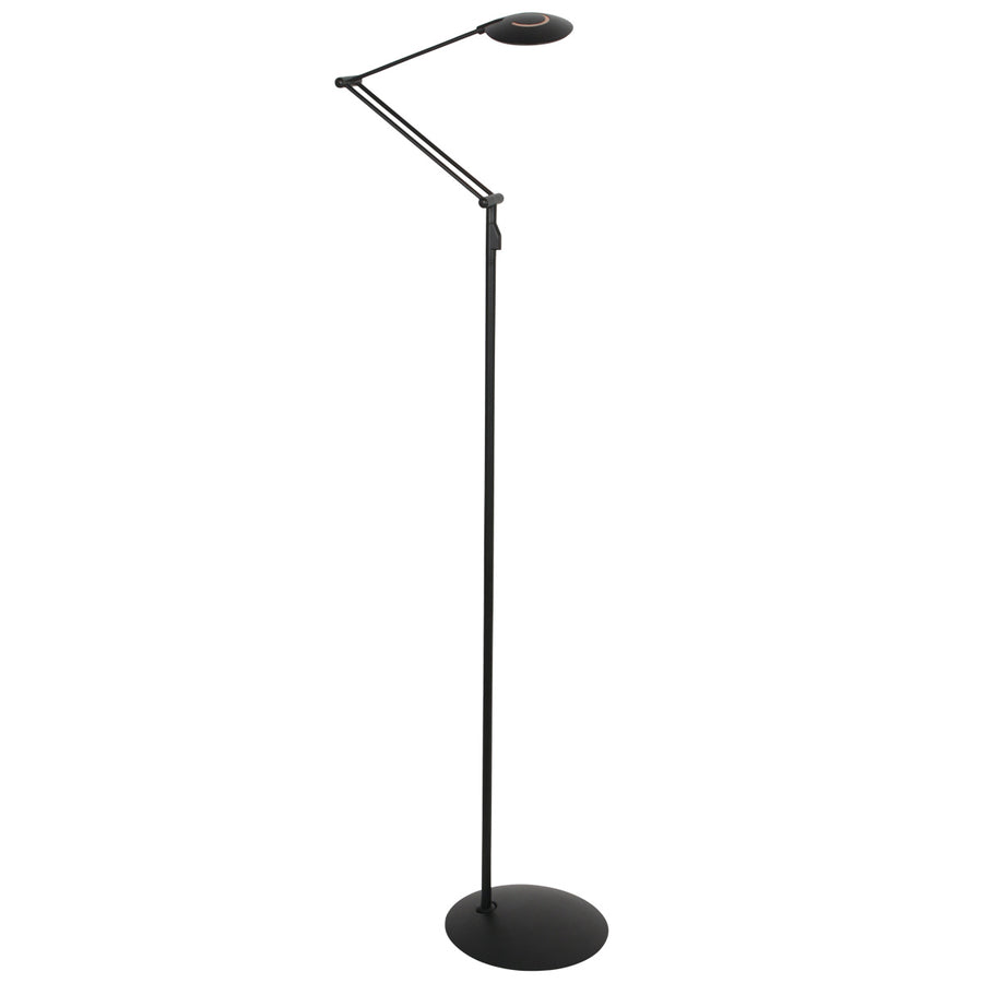 Vloerlamp zenith 2 4391zw zwart dimbaar en instelbaar licht