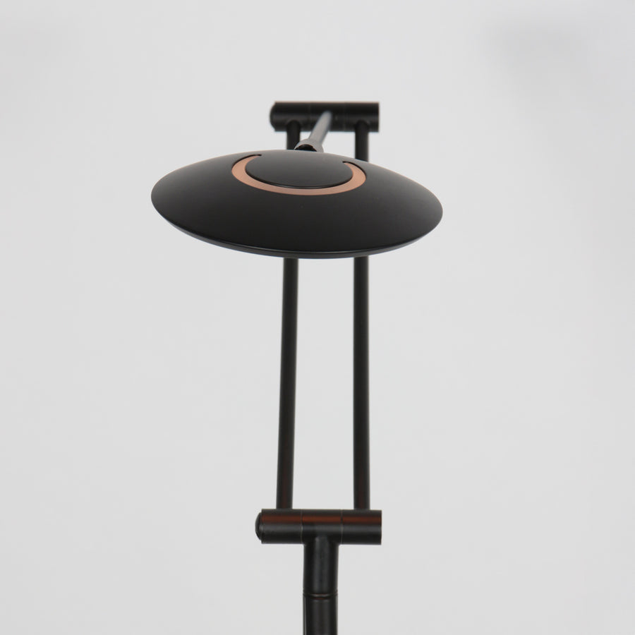 Vloerlamp zenith 2 4391zw zwart dimbaar en instelbaar licht