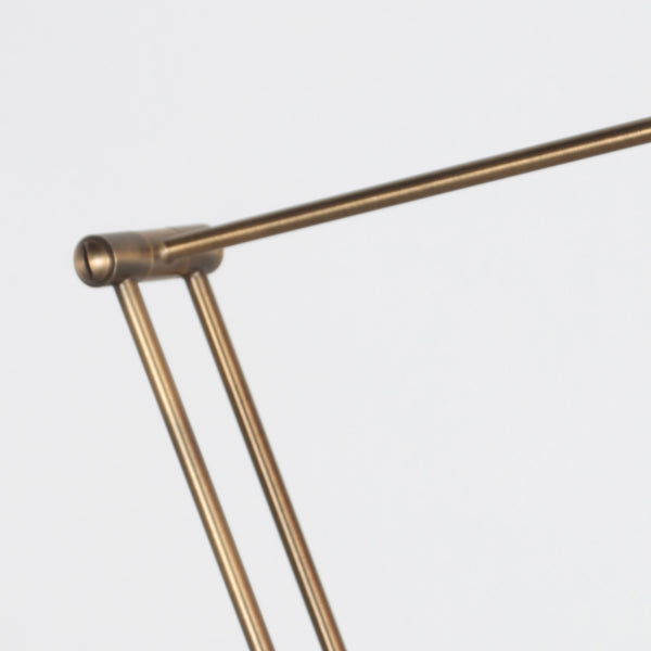 Tafellamp zenith 2 brons 4393br knikbaar