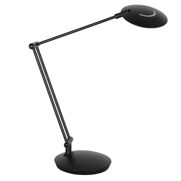 Zwarte tafellamp zenith 2 4393zw modern en richtbaar