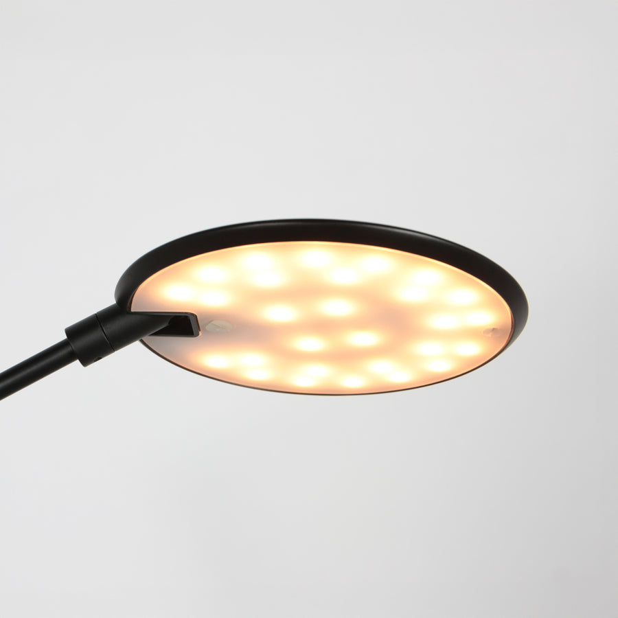 Zwarte tafellamp zenith 2 4393zw modern en richtbaar