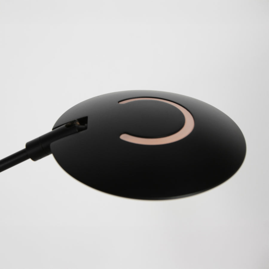 Zwarte tafellamp zenith 2 4393zw modern en richtbaar