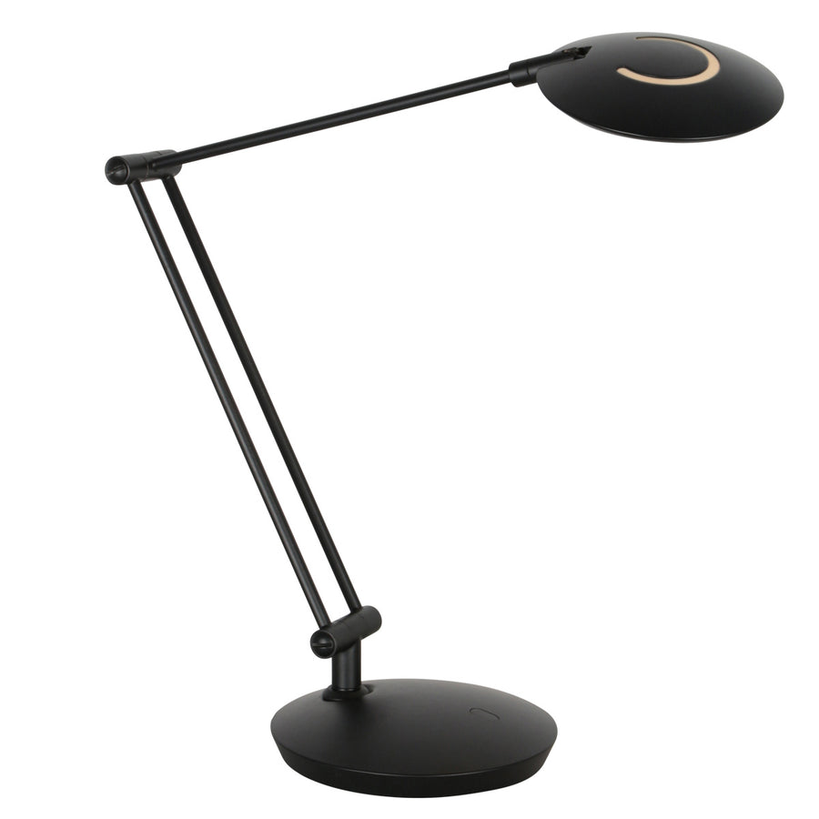 Zwarte tafellamp zenith 2 4393zw modern en richtbaar