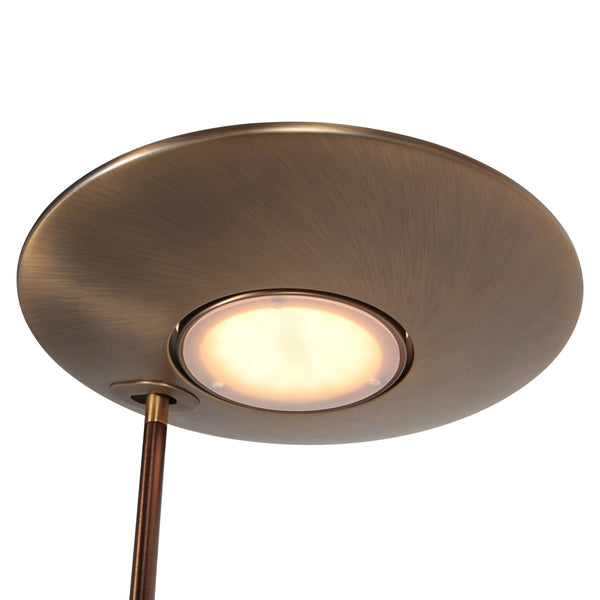 Vloerlamp zenith 2 4394br brons met afstansbediening