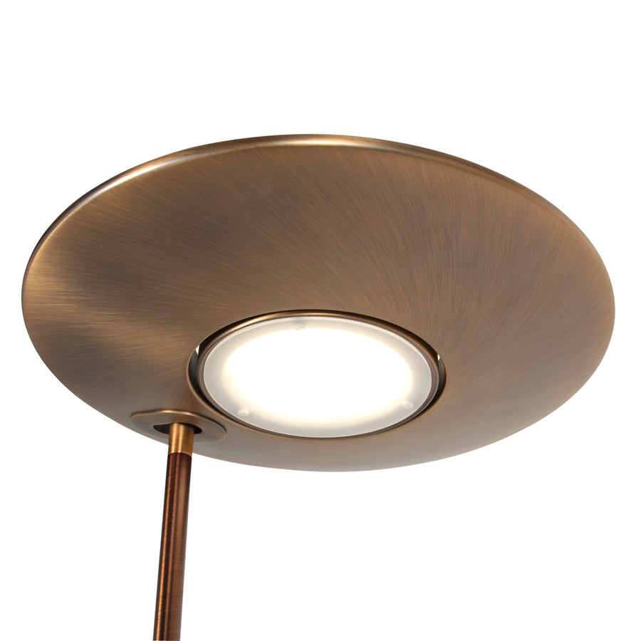 Vloerlamp zenith 2 4394br brons met afstansbediening