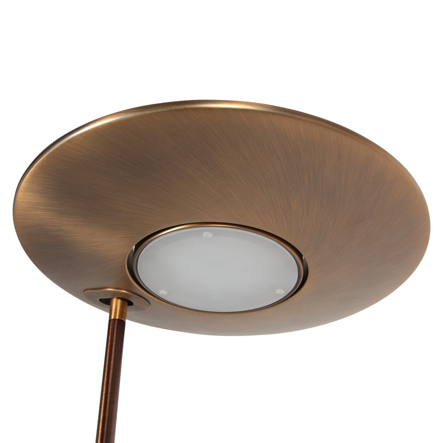 Vloerlamp zenith 2 4394br brons met afstansbediening
