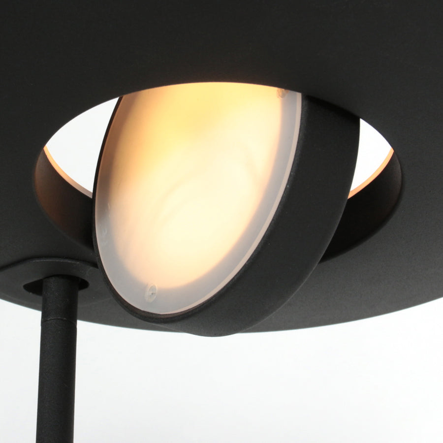 Vloerlamp zenith 2 4394zw zwart met uplight en leesarm