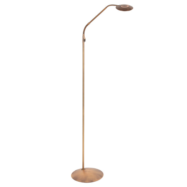 Bronzen vloerlamp zenith 2 4395br met lichtkleur instelbaar led licht