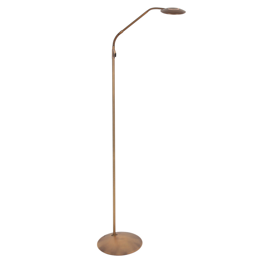 Bronzen vloerlamp zenith 2 4395br met lichtkleur instelbaar led licht