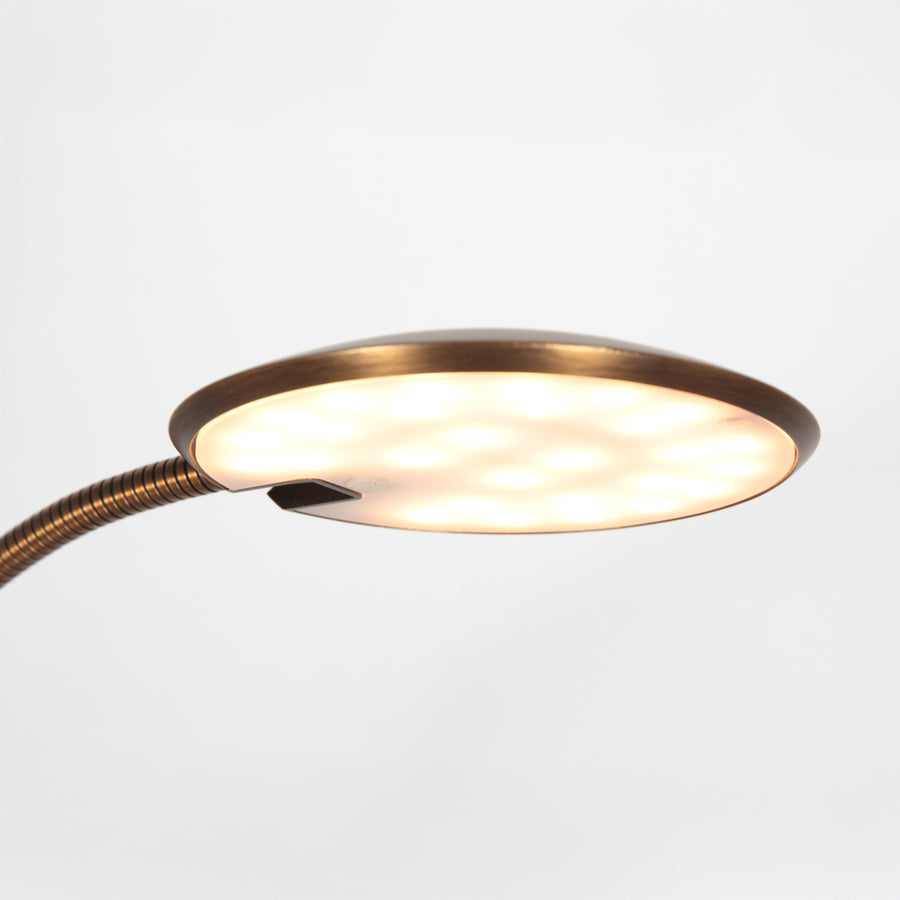 Bronzen vloerlamp zenith 2 4395br met lichtkleur instelbaar led licht