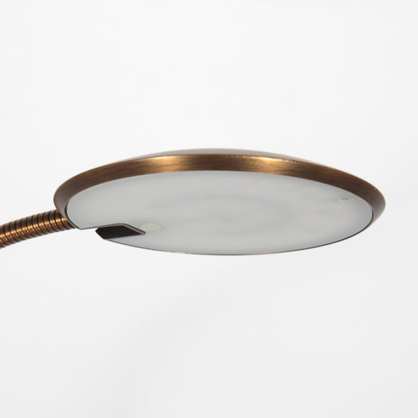 Bronzen vloerlamp zenith 2 4395br met lichtkleur instelbaar led licht