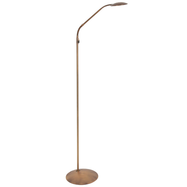 Bronzen vloerlamp zenith 2 4395br met lichtkleur instelbaar led licht