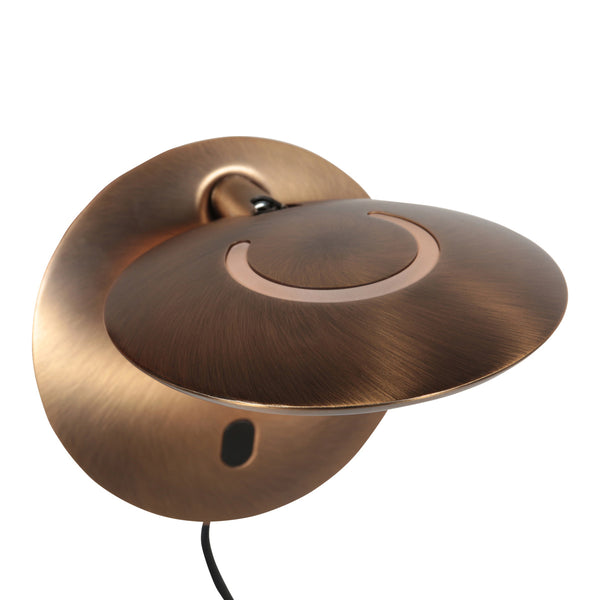 Bronzen wandlamp zenith 2 4396br met afstandsbediening