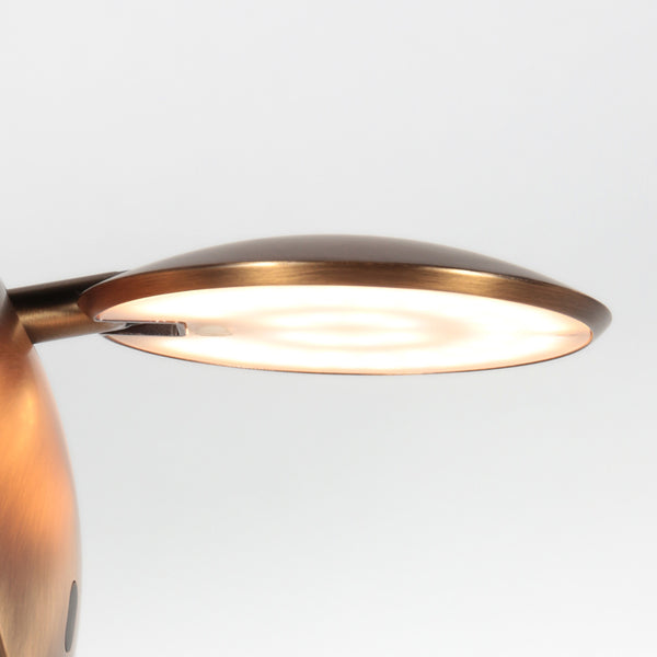 Bronzen wandlamp zenith 2 4396br met afstandsbediening
