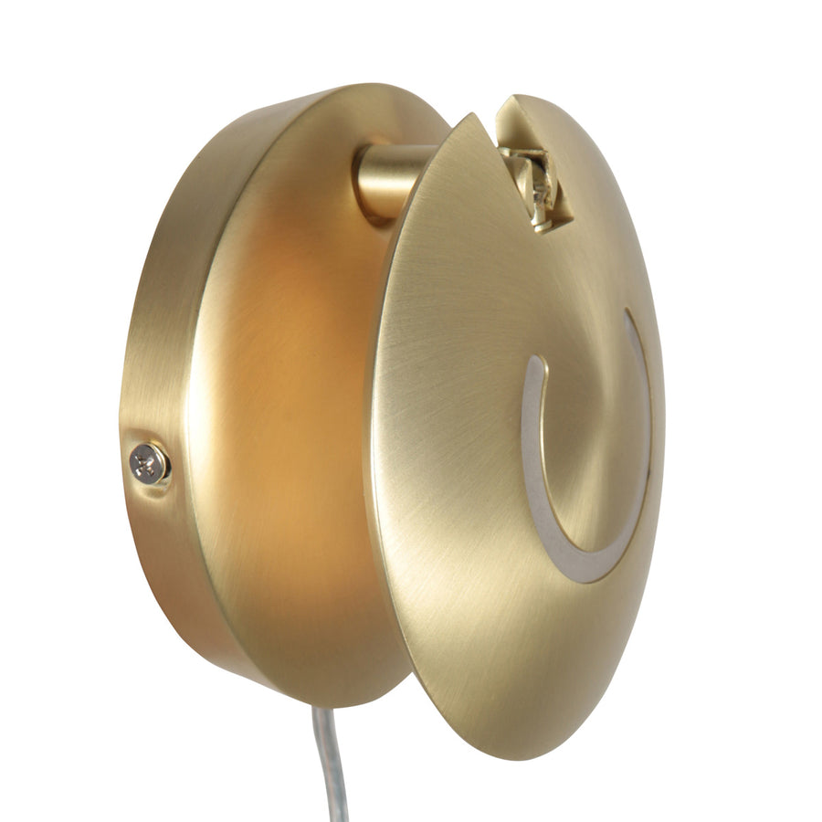 Messing wandlamp zenith 2 4396me verstelbaar led design